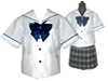 夏用デザインセーラー服